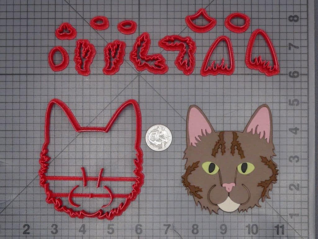 Cat Head 266-K360 Cookie Cutter Set