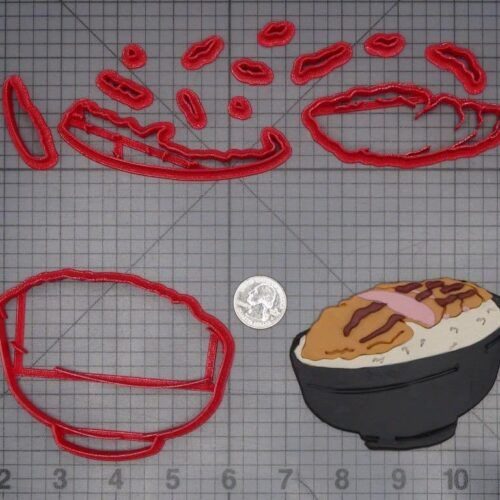 Chicken Teriyaki Bowl 266-K474 Cookie Cutter Set