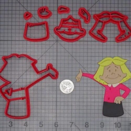 Clifford the Big Red Dog - Emily Elizabeth 266-K386 Cookie Cutter Set