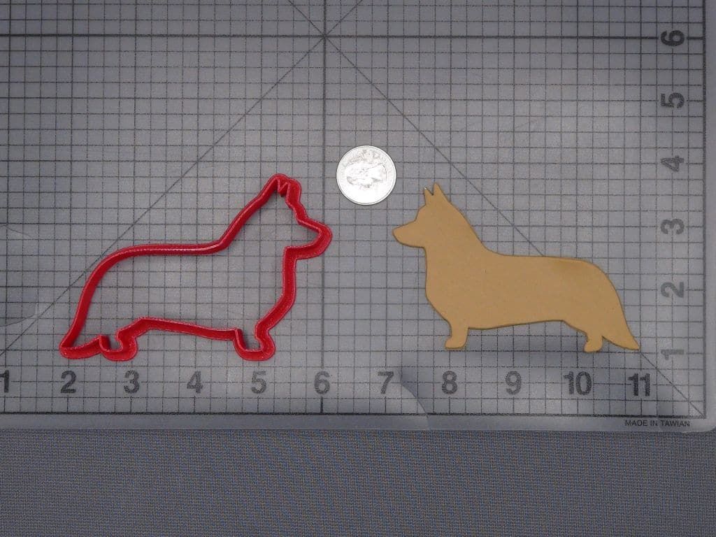 Corgi Dog Body 266-K335 Cookie Cutter Silhouette