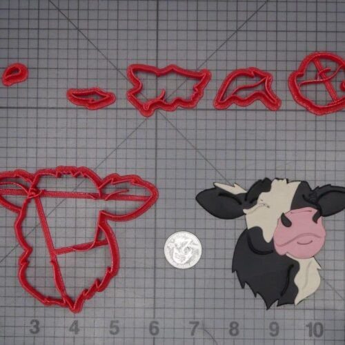 Cow Head 266-K334 Cookie Cutter Set