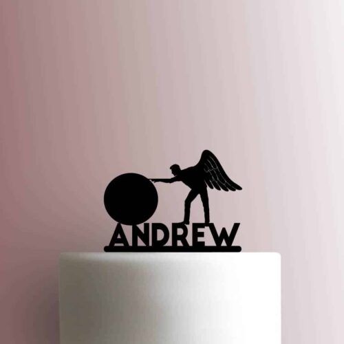 Custom Billiards Angel Name 225-B857 Cake Topper