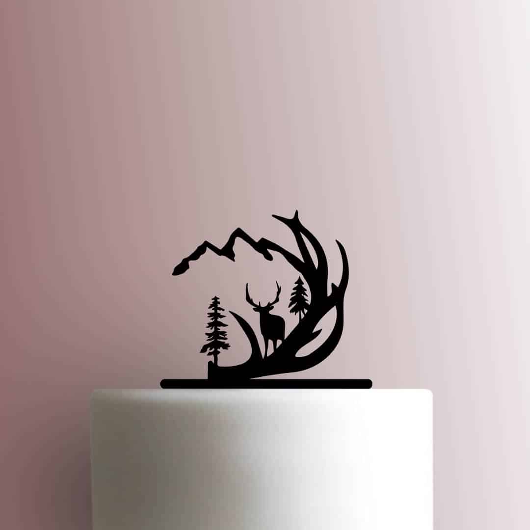 Deer Antler 225-B795 Cake Topper