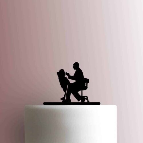 Dentist Checking Teeth 225-B793 Cake Topper