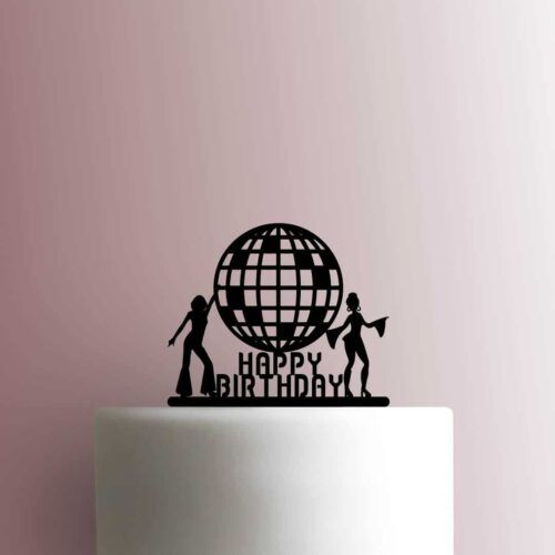 Disco Happy Birthday 225-B866 Cake Topper