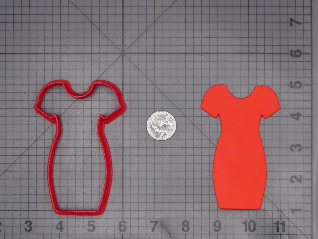 Dress 266-K409 Cookie Cutter Silhouette