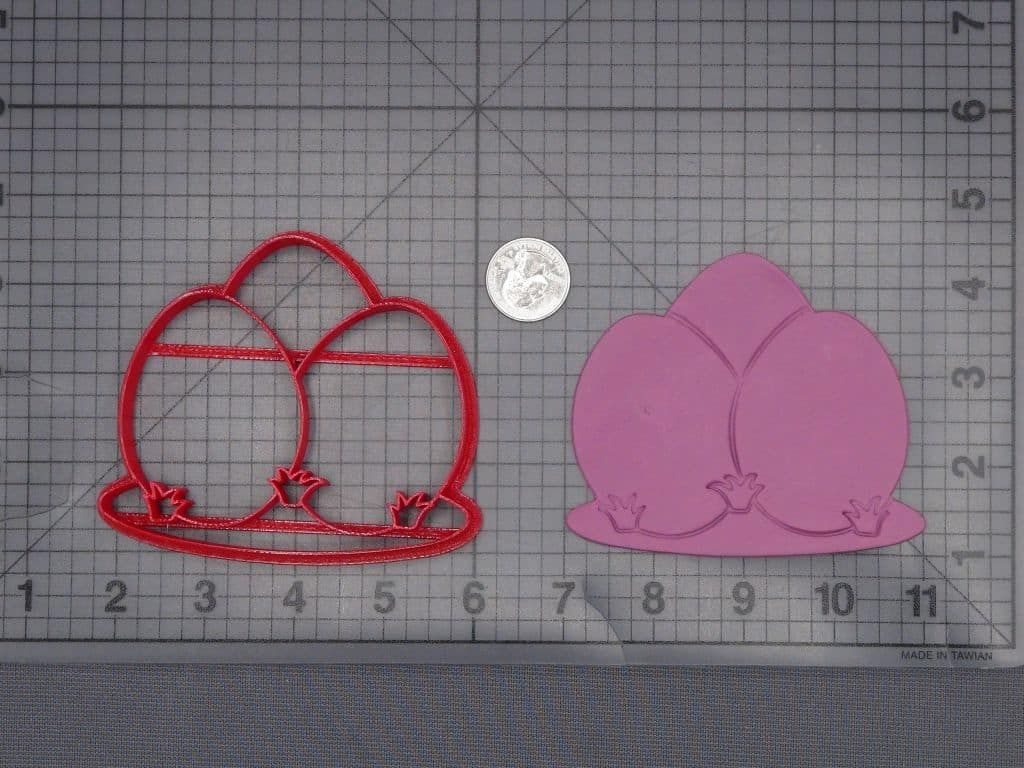 Easter - Eggs in Grass 266-K338 Cookie Cutter