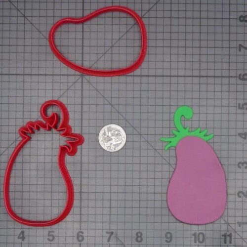 Eggplant 266-K293 Cookie Cutter Set