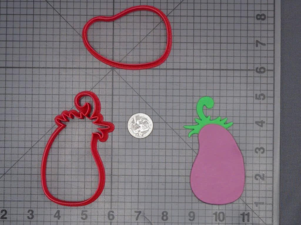 Eggplant 266-K293 Cookie Cutter Set