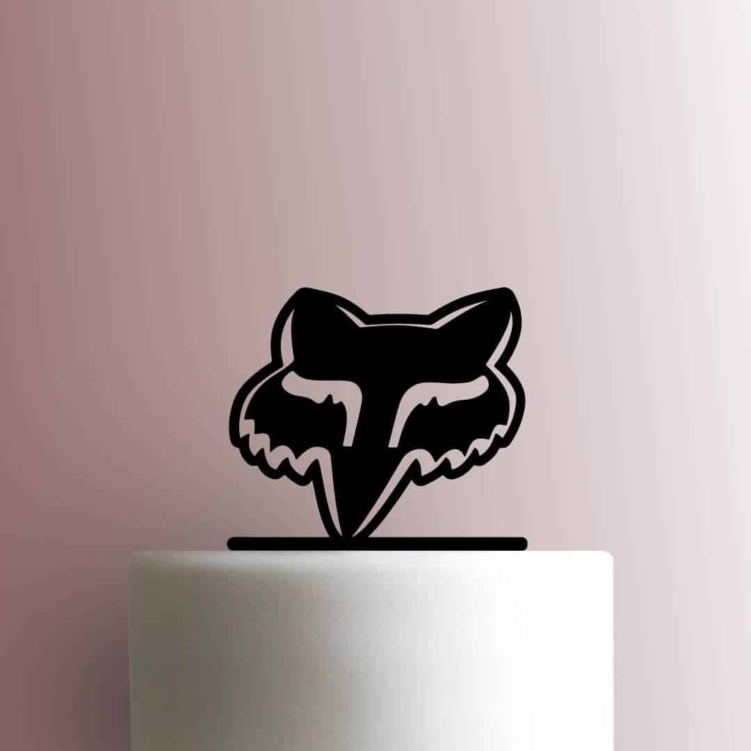 Fox Head Logo 225-B798 Cake Topper