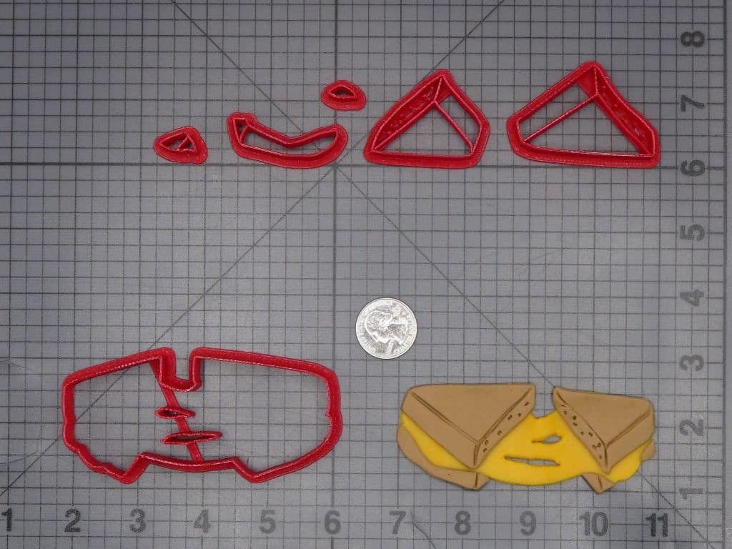 Grilled Cheese 266-K367 Cookie Cutter Set
