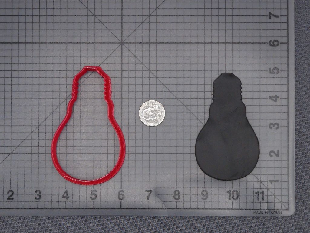 Lightbulb 266-K519 Cookie Cutter Silhouette