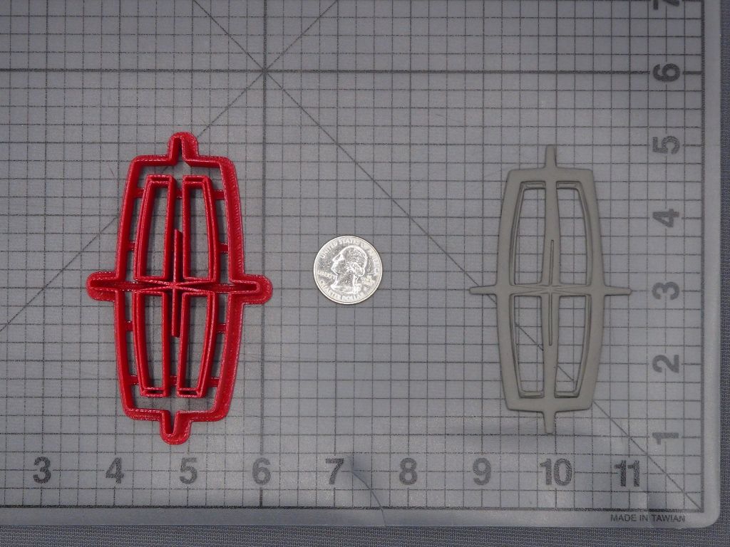 Lincoln Car Logo 266-K580 Cookie Cutter