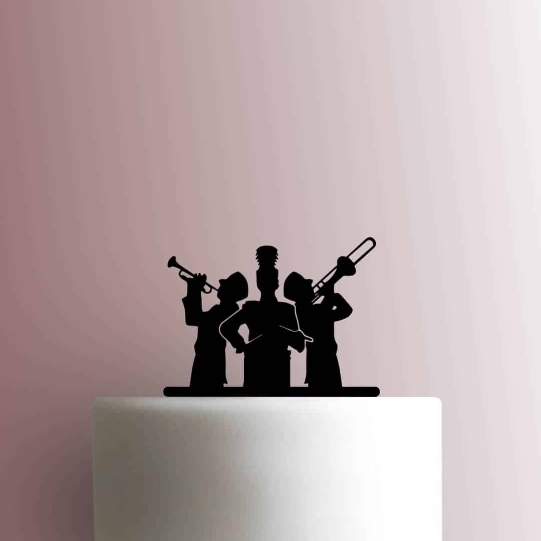 Marching Band 225-B788 Cake Topper