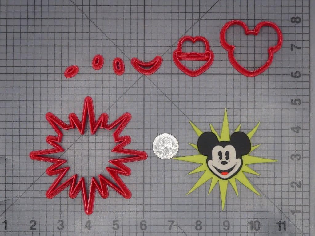 Mickey Mouse Ferris Wheel Star 266-K319 Cookie Cutter Set