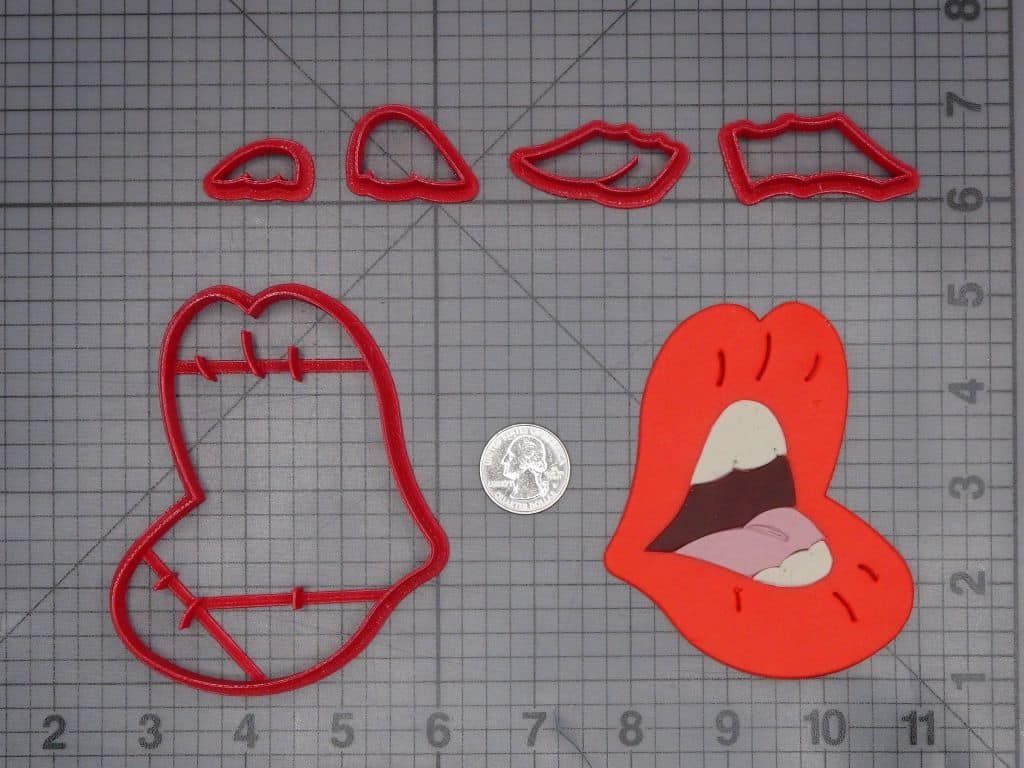 Mouth 266-K401 Cookie Cutter Set