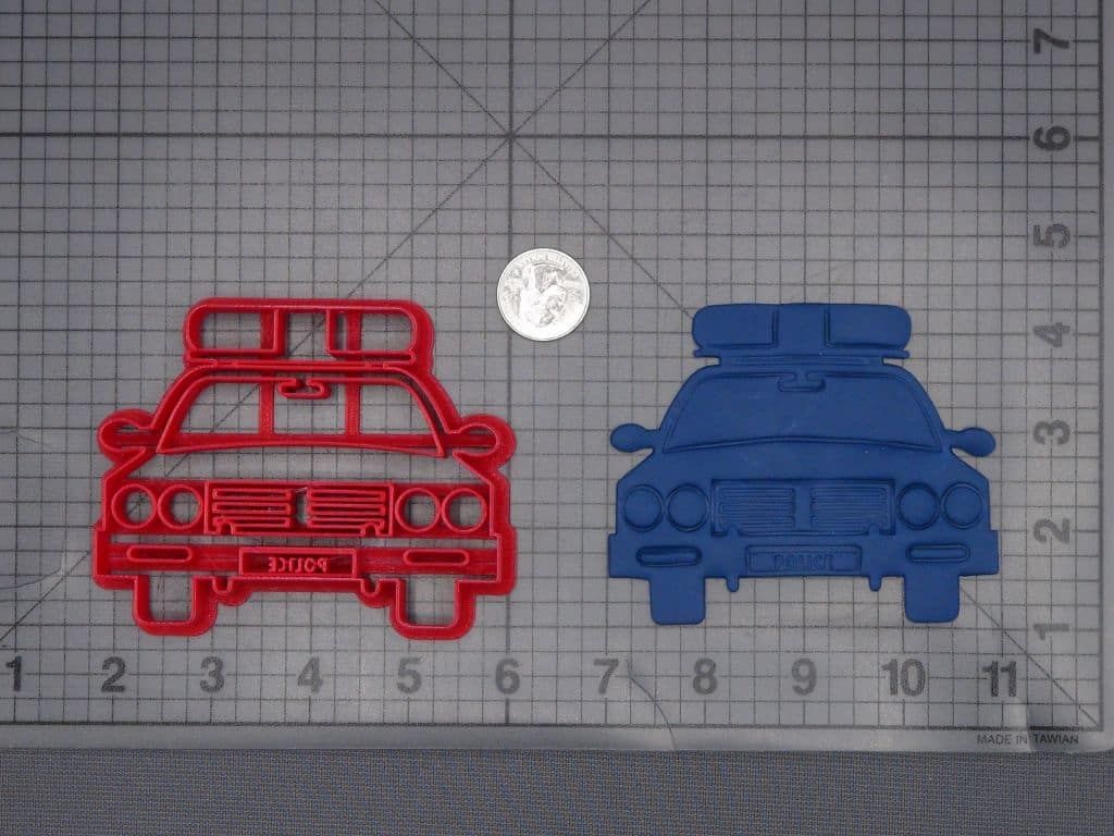 Police Car 266-K444 Cookie Cutter