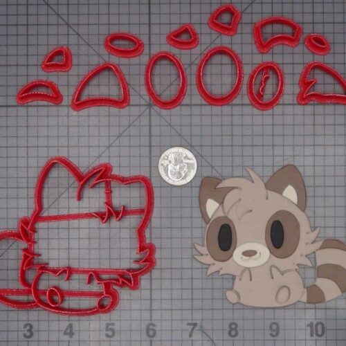 Raccoon 266-K328 Cookie Cutter Set