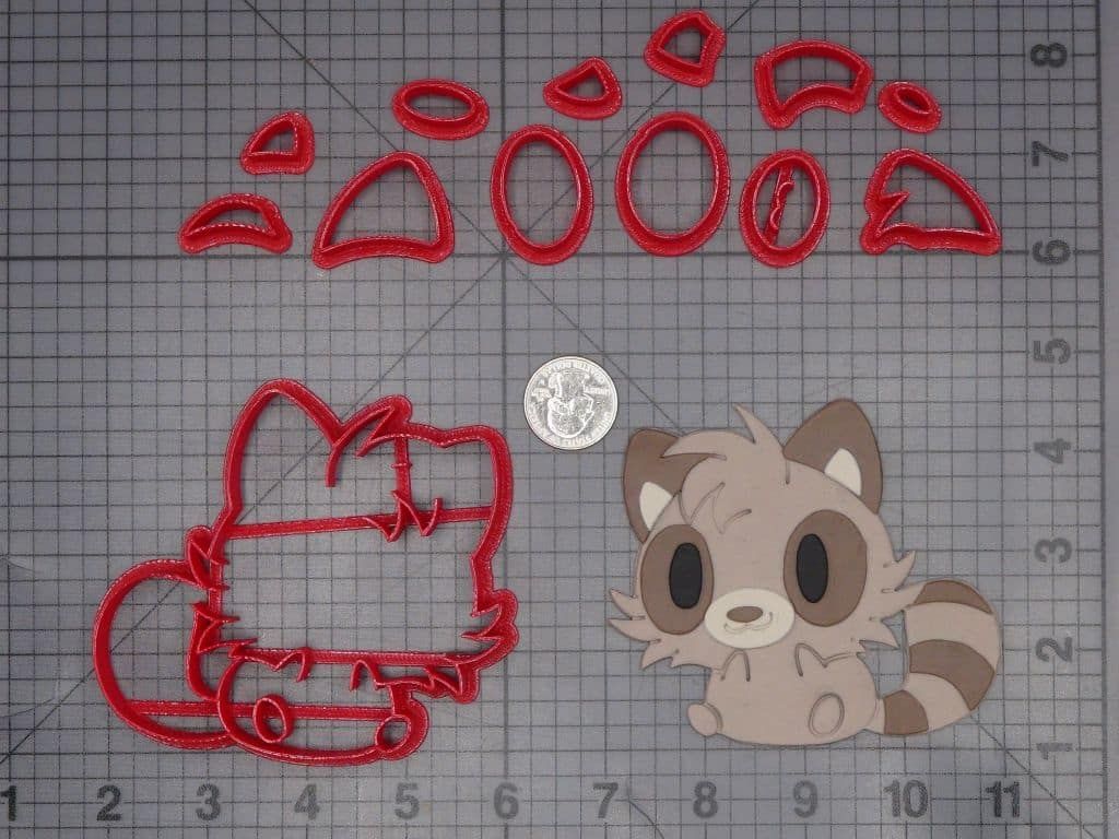 Raccoon 266-K328 Cookie Cutter Set