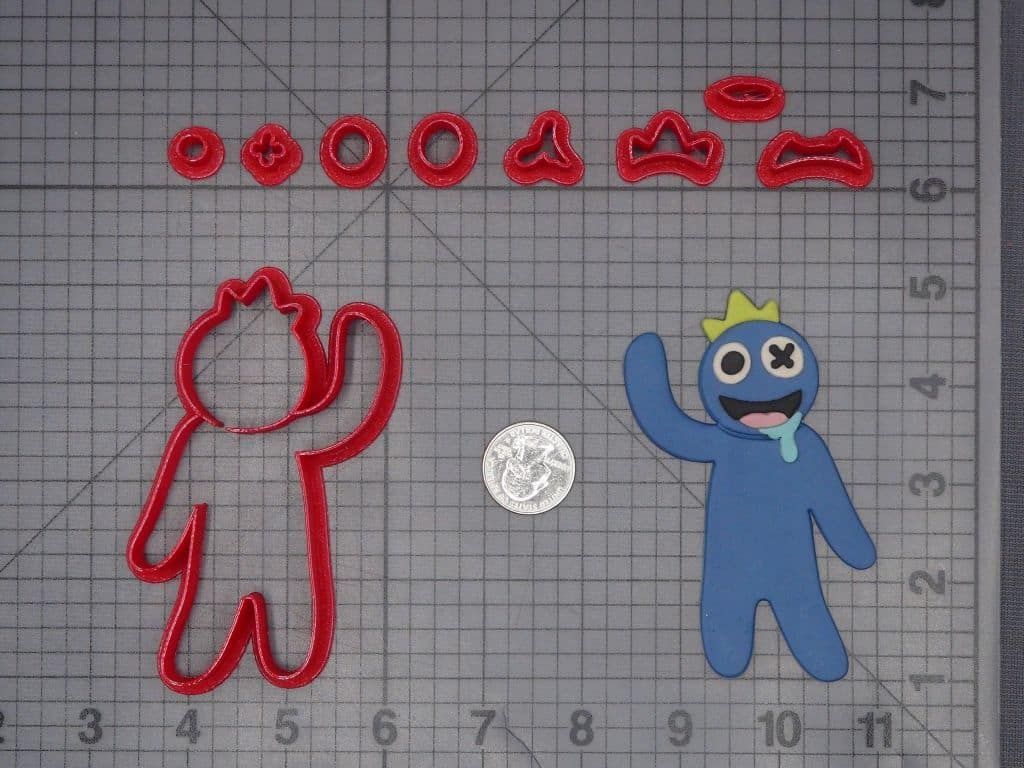 Rainbow Friends - Blue Body 266-K460 Cookie Cutter Set