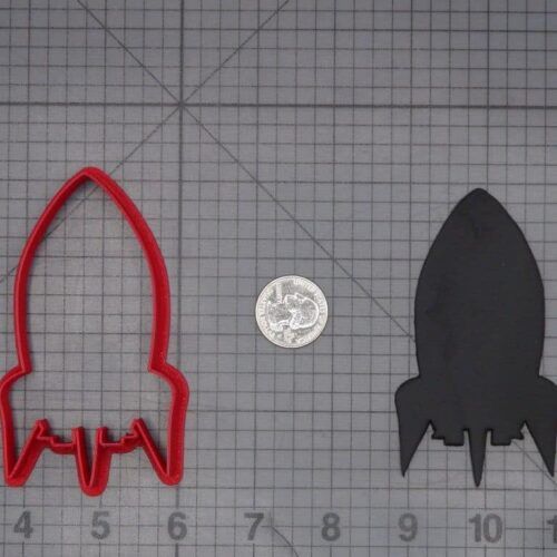 Rocket 266-K476 Cookie Cutter Silhouette