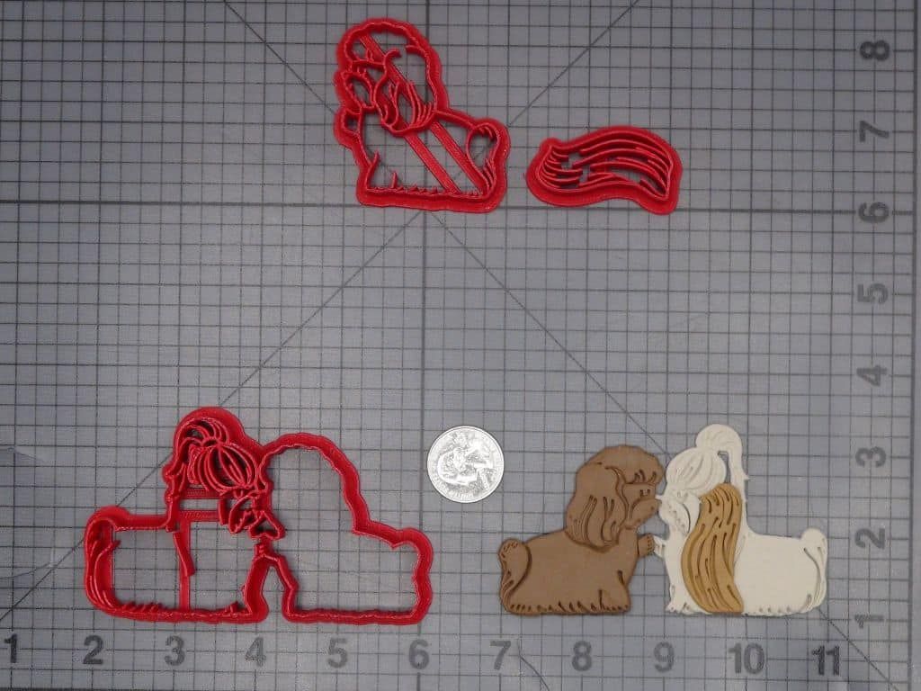 Shih Tzu Dog Kisses 266-K463 Cookie Cutter Set