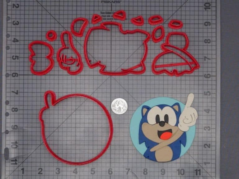 Sonic the Hedgehog - Sonic 266-K426 Cookie Cutter Set