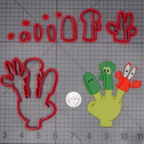 Spongebob Squarepants - Best Friends Puppets 266-K456 Cookie Cutter Set