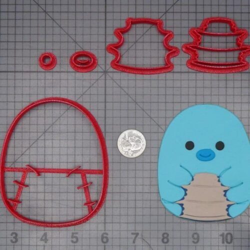 Squishmallow - Misko Water Bear 266-K313 Cookie Cutter Set