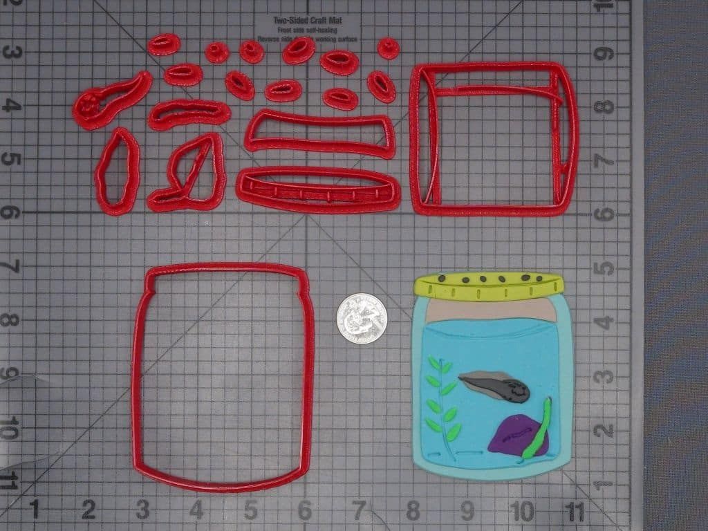 Tadpole in Jar 266-K394 Cookie Cutter Set