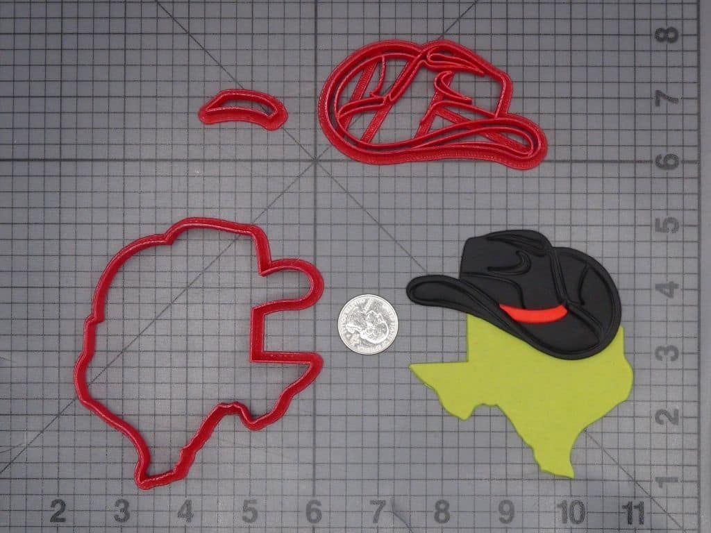 Texas Cowboy Hat 266-K324 Cookie Cutter Set