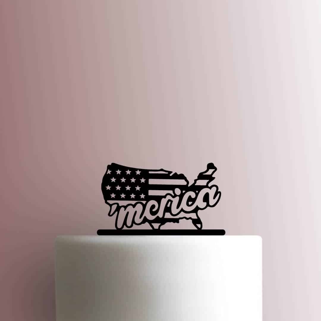USA Merica 225-B787 Cake Topper
