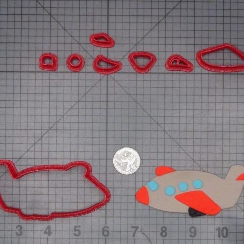 Airplane 266-K121 Cookie Cutter Set