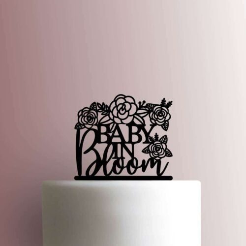 Baby Shower - Baby in Bloom Flower 225-B955 Cake Topper