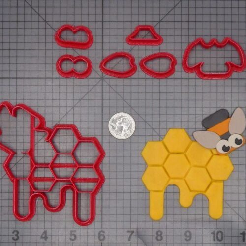 Bee Honeycomb 266-K429 Cookie Cutter Set