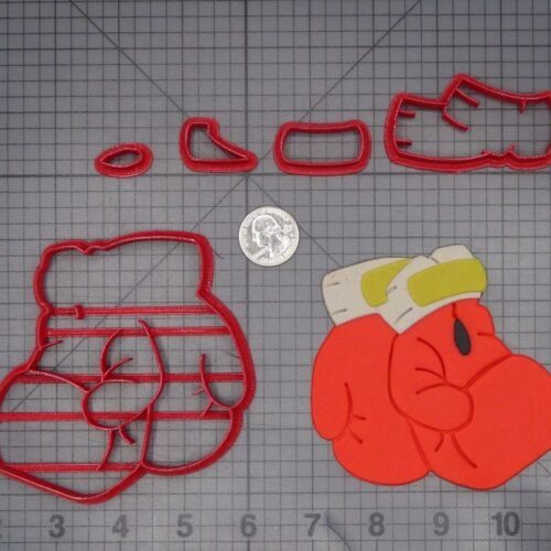 Boxing Gloves 266-K522 Cookie Cutter Set
