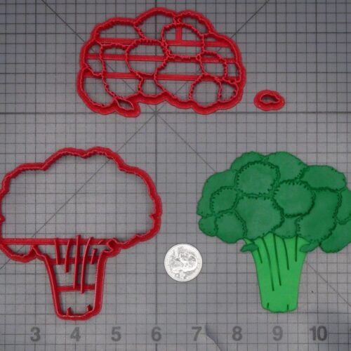 Broccoli 266-K556 Cookie Cutter Set
