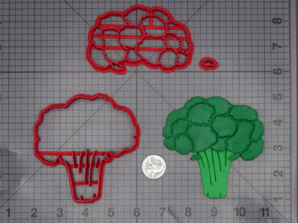Broccoli 266-K556 Cookie Cutter Set