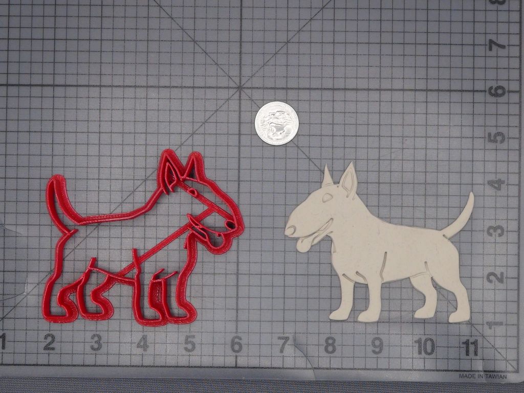 Bull Terrier Dog Body 266-K553 Cookie Cutter
