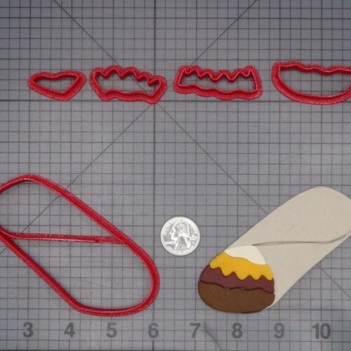 Burrito 266-K486 Cookie Cutter Set