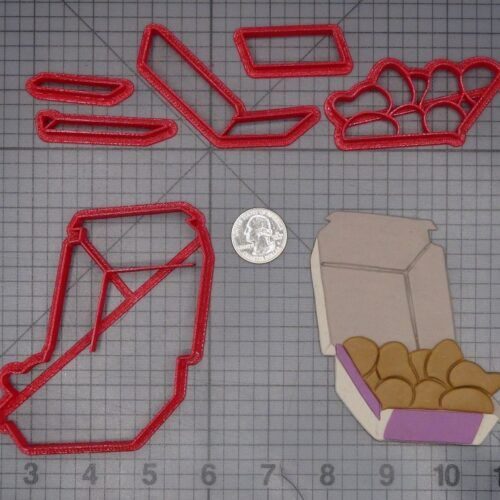 Chicken Nuggets 266-K679 Cookie Cutter Set