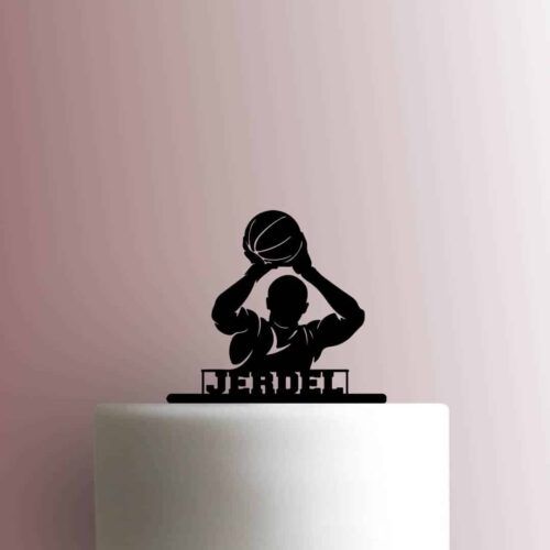 Custom Basketball Name 225-B808 Cake Topper