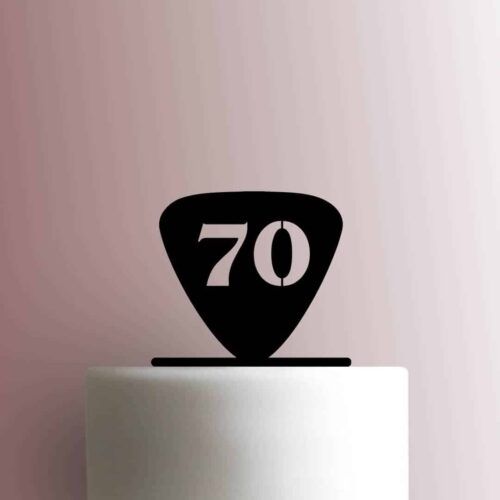 Custom Guitar Pick Age 225-B960 Cake Topper