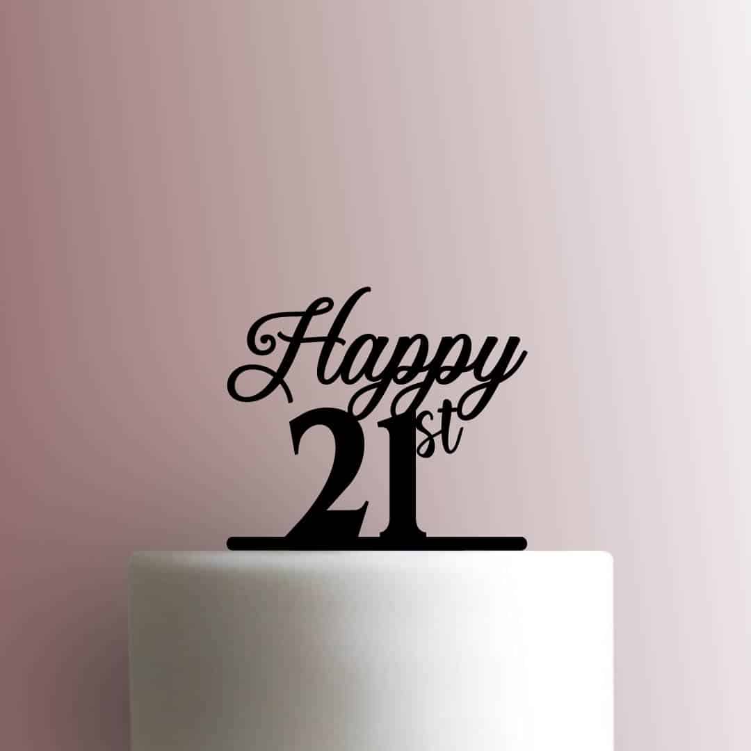 Custom Happy Age 225-B882 Cake Topper