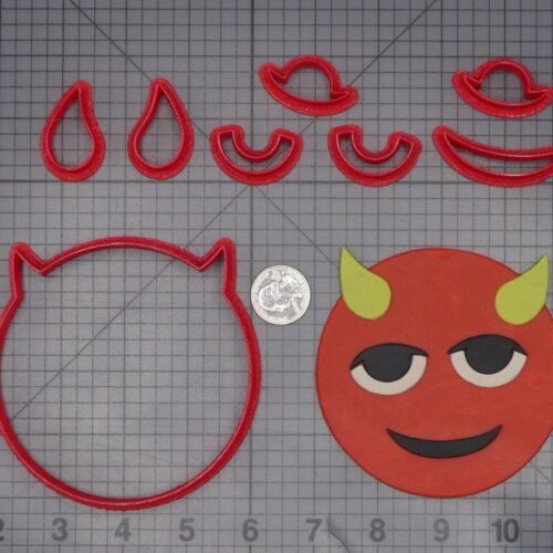 Devil Emoji 266-K559 Cookie Cutter Set