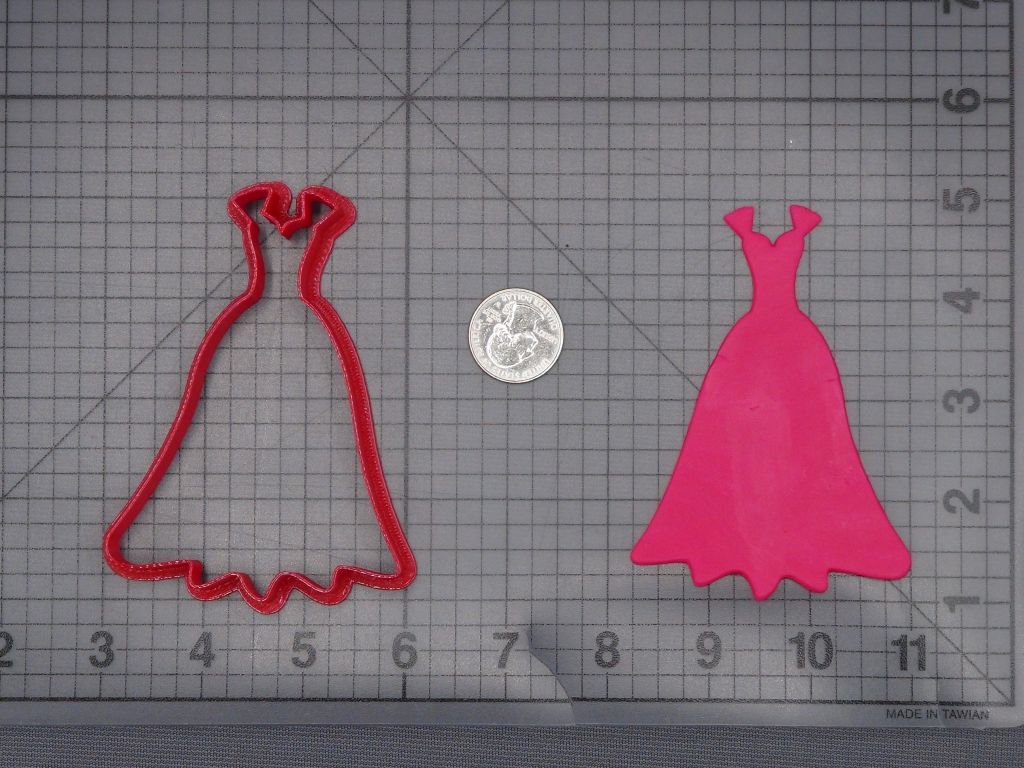 Dress 266-K516 Cookie Cutter Silhouette