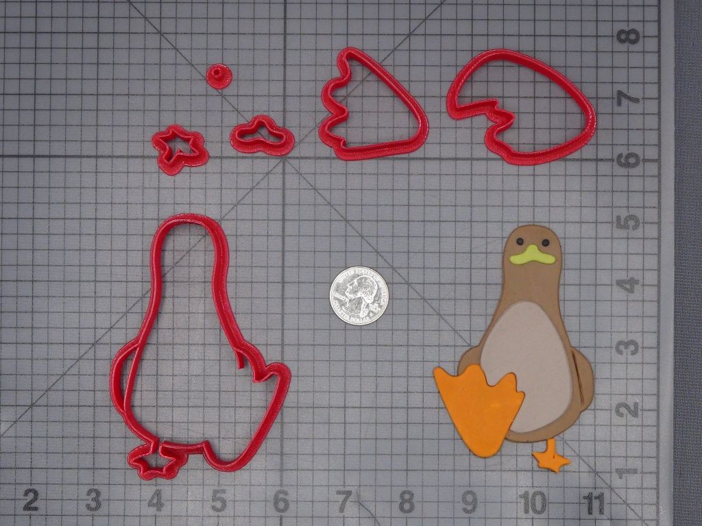 Duck Walking 266-K525 Cookie Cutter Set
