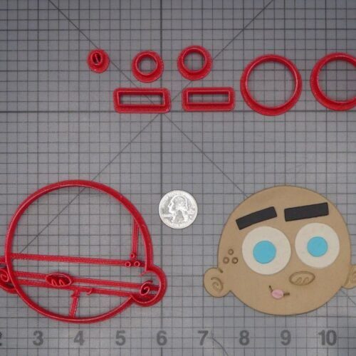 Fairly Odd Parents - AJ Head 266-K497 Cookie Cutter Set