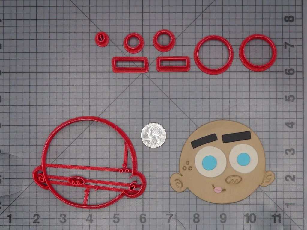 Fairly Odd Parents - AJ Head 266-K497 Cookie Cutter Set