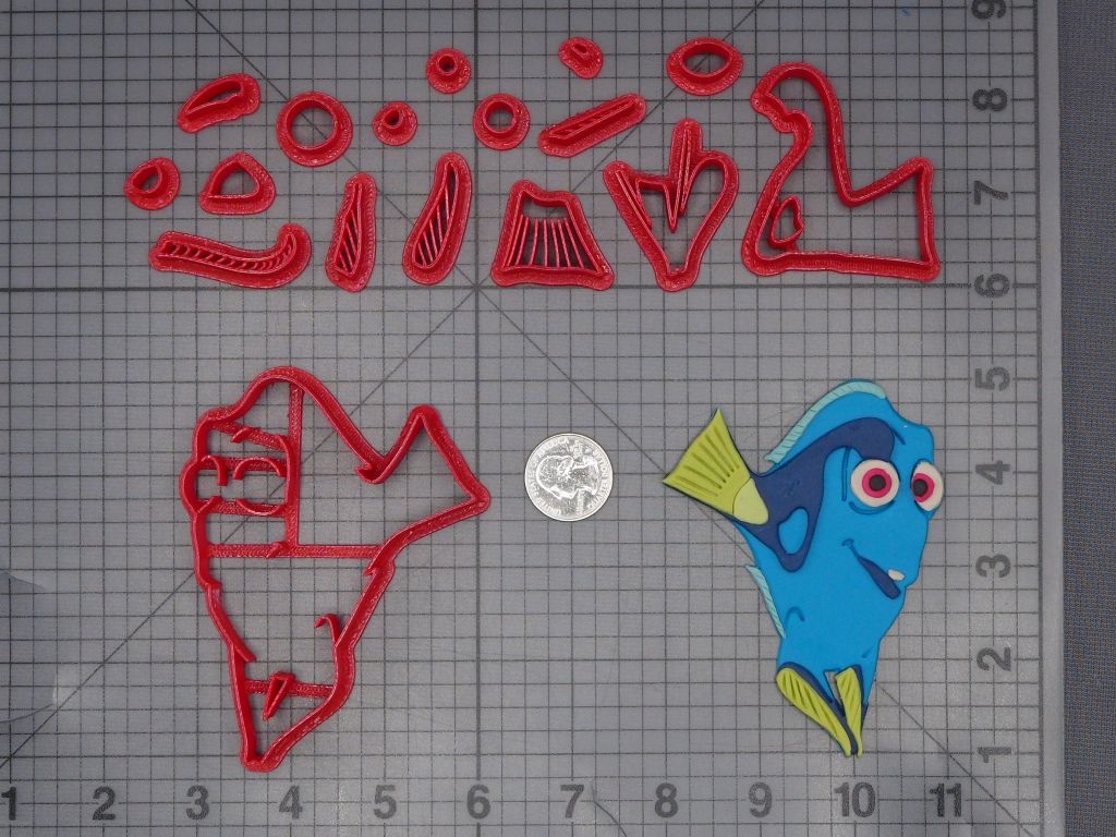 Finding Nemo - Dory 266-K718 Cookie Cutter Set